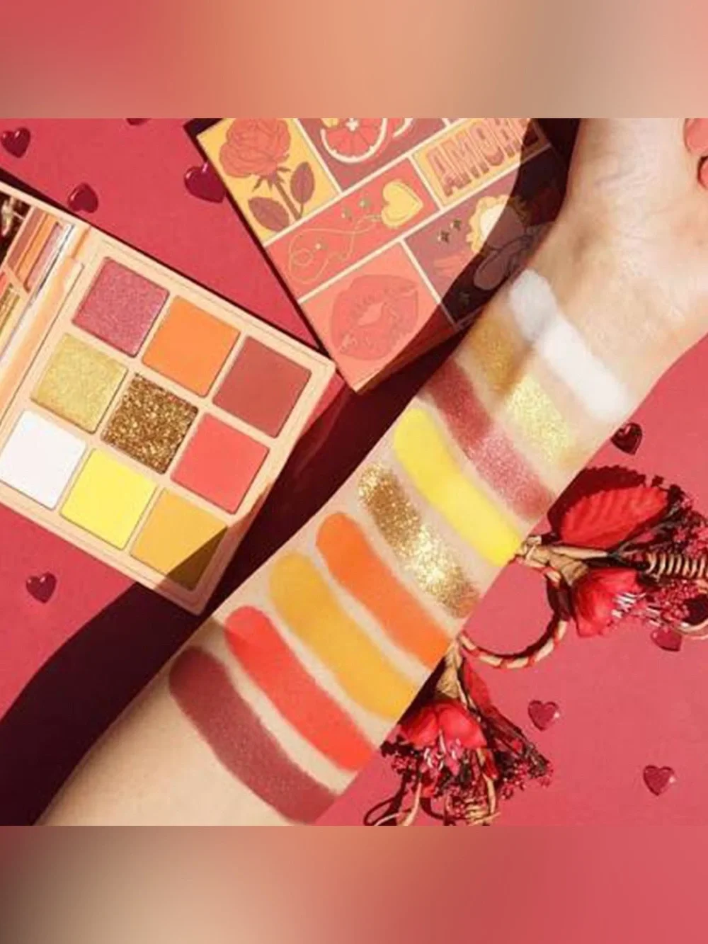 Kara Beauty Amore Eyeshadow Palette — Warm Sunset Shades